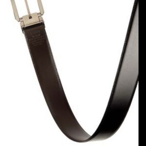 Tumi Men’s Brown Leather Belt